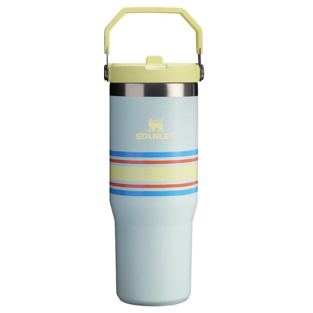 BRAND NEW Stanley 30 oz. IceFlow Flip Straw Tumbler; VARSITY EDITION; MIST MESH